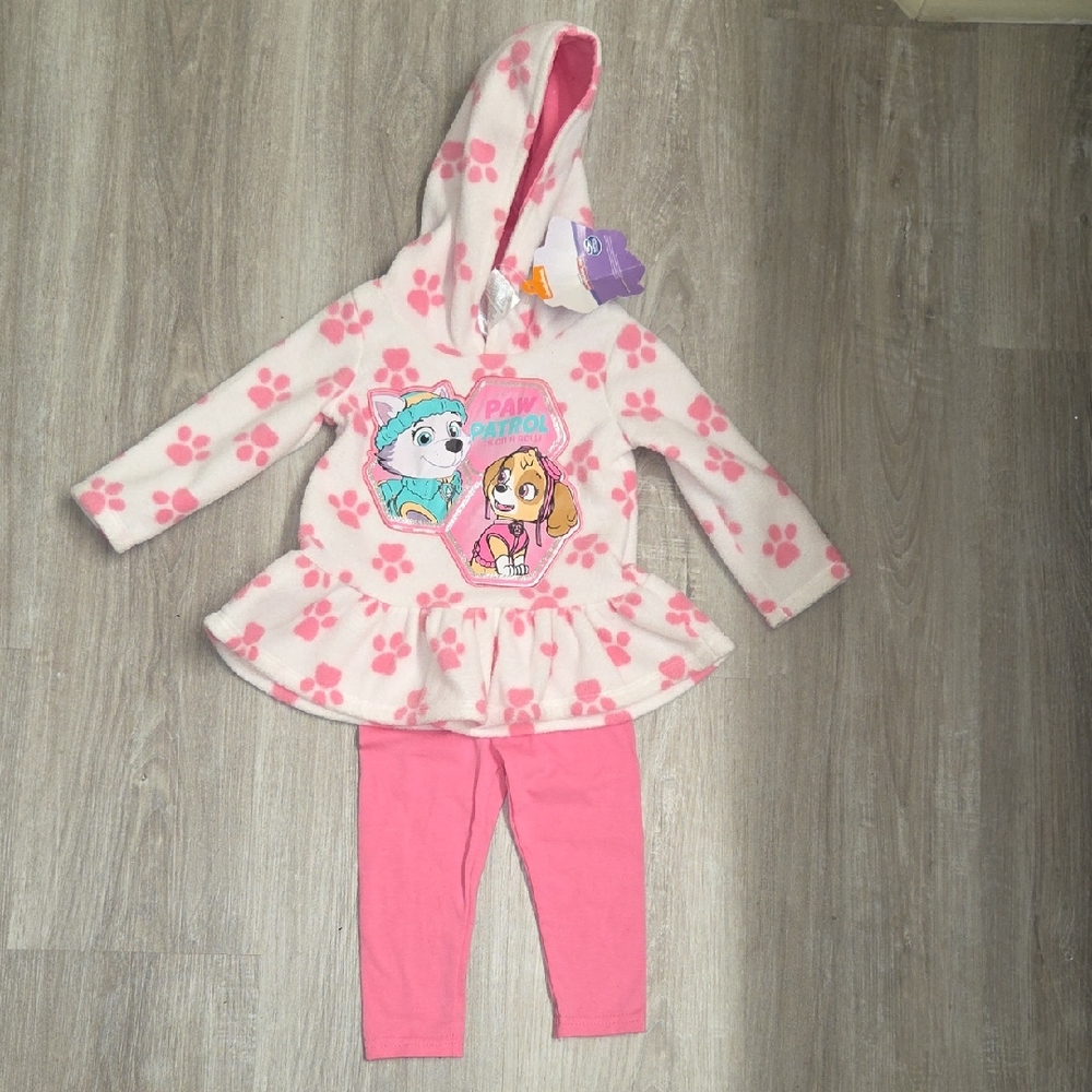 Pink Paw Patrol Hoodie and Leggings Set